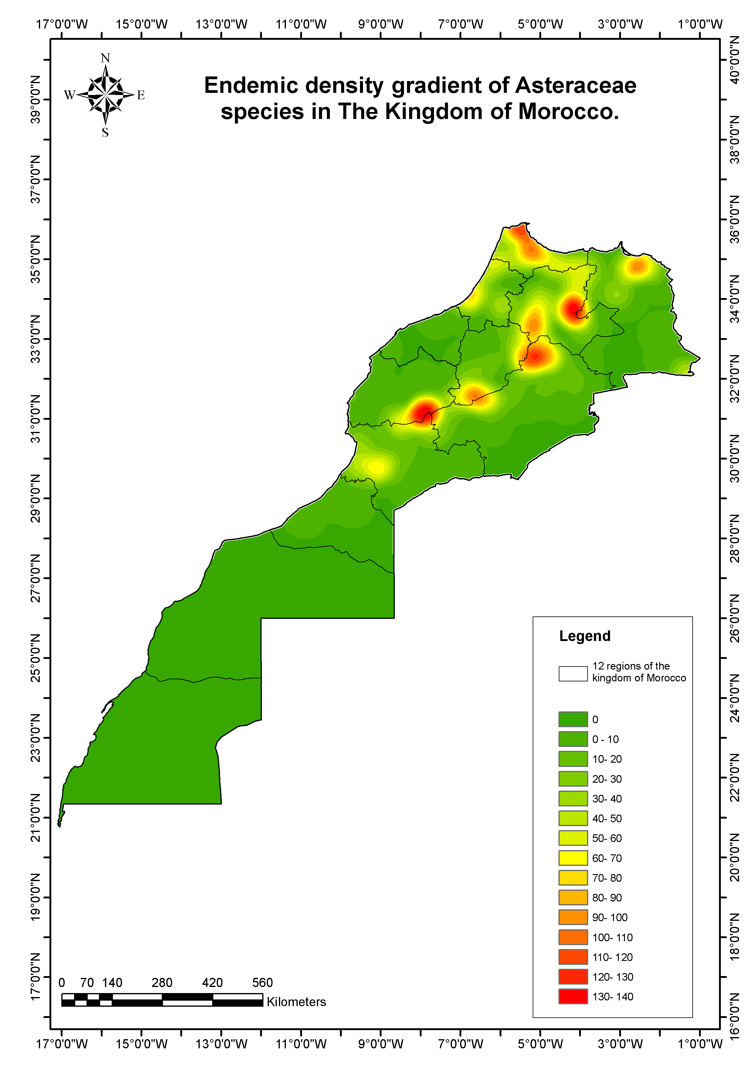 Endemic Density Map