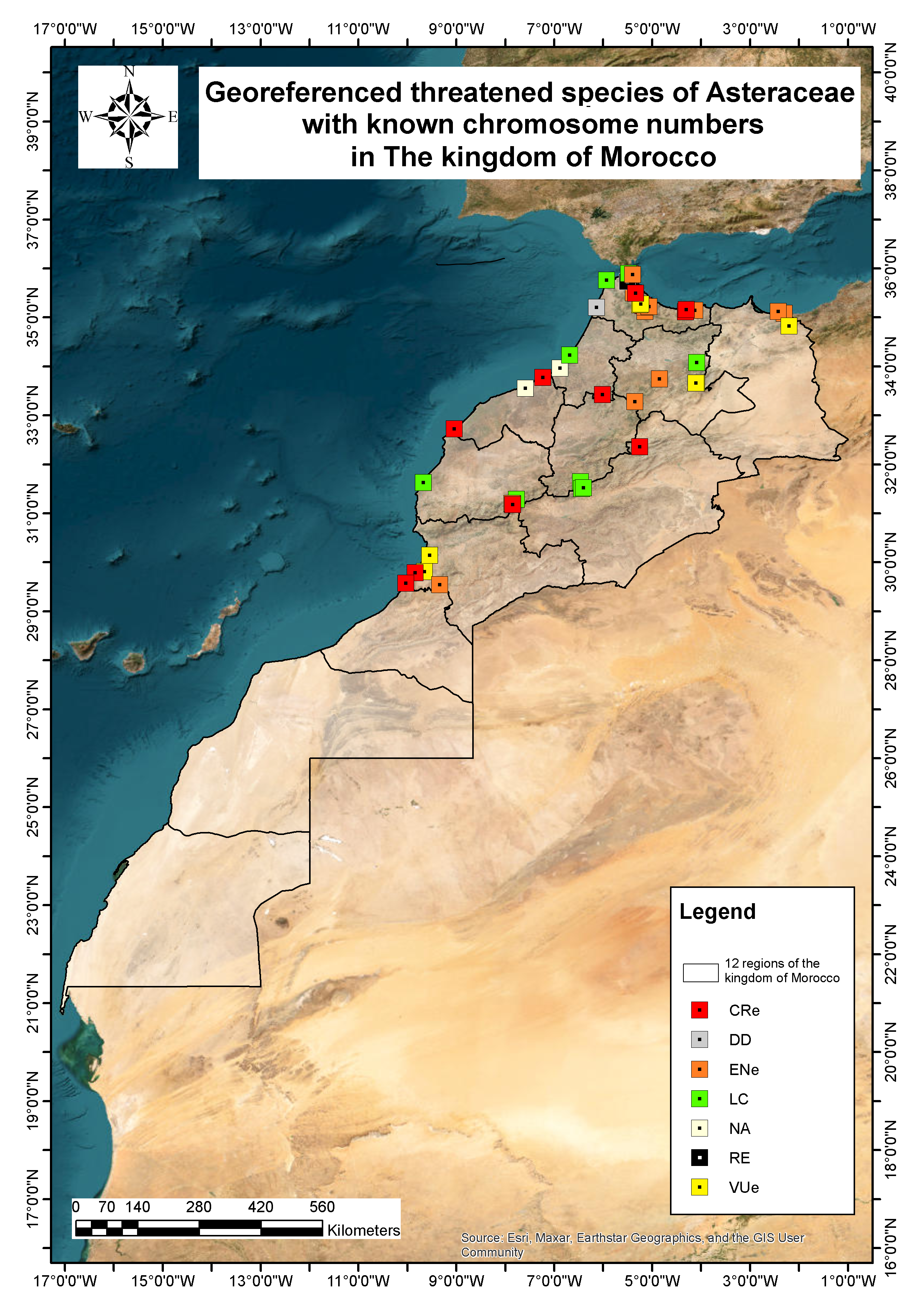 IUCN Distribution Map